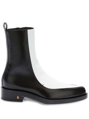 Jil Sander 20mm leather ankle boots - Black