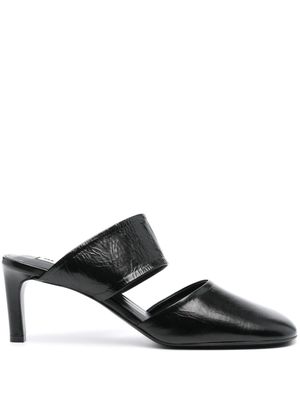 Jil Sander 65mm square-toe mules - Black