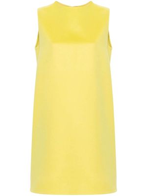 Jil Sander A-line cashmere minidress - Yellow