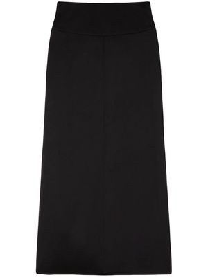 Jil Sander A-line high-waisted maxi skirt - Black