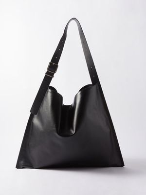 Jil Sander - Belt-strap Leather Tote Bag - Mens - Black