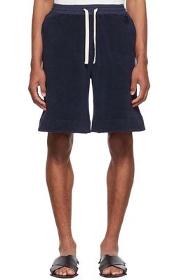Jil Sander Blue Cotton Shorts