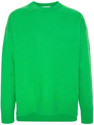 Jil Sander bouclé wool jumper - Green