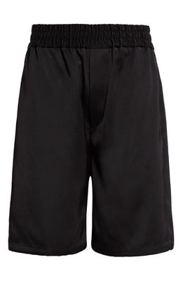 Jil Sander Boxer Style Shorts in 001 Black
