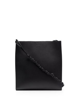 Jil Sander braided strap-detail shoulder bag - Black