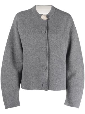 Jil Sander button-down knit cardigan - Grey