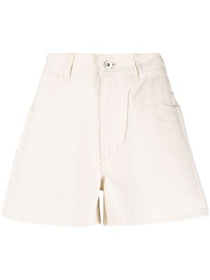 Jil Sander button-fastening cotton shorts - Neutrals