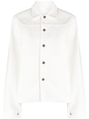 Jil Sander button-up denim jacket - White