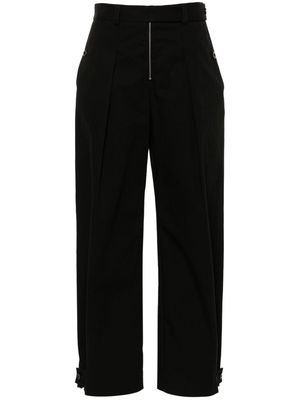 Jil Sander canvas palazzo pants - Black