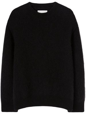 Jil Sander cape-effect knit jumper - Black