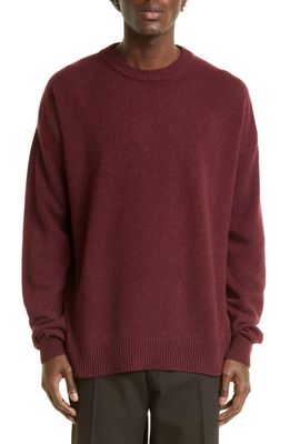 Jil Sander Cashmere Crewneck Sweater in Grape