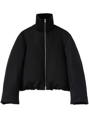 Jil Sander cashmere padded jacket - Black