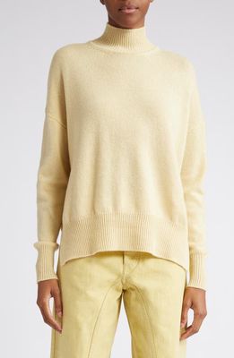 Jil Sander Cashmere Turtleneck Sweater in 740-Butter