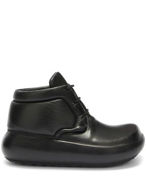 Jil Sander chunky-sole leather ankle boots - Black