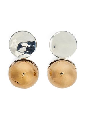Jil Sander circular-design earrings - Silver