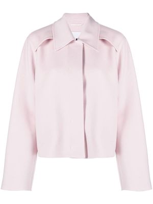 Jil Sander collared wool jacket - Pink