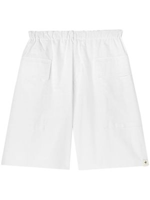 Jil Sander cotton cargo shorts - White