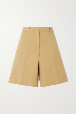 Jil Sander - Cotton-piqué Shorts - Brown