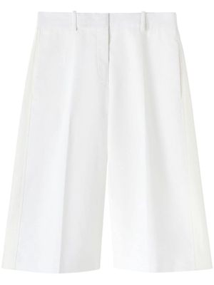 Jil Sander cotton tailored Bermuda shorts - White