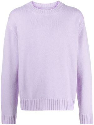 Jil Sander crew-neck cashmere jumper - Purple