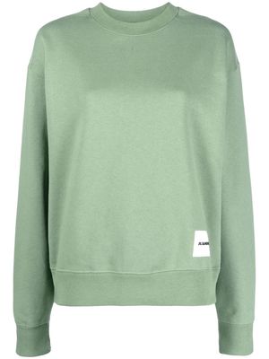 Jil Sander crew-neck cotton sweater - Green