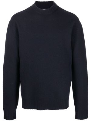 Jil Sander crew-neck pullover jumper - Blue