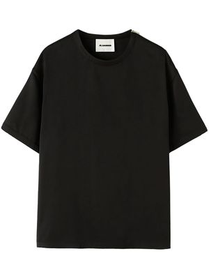 Jil Sander crew-neck short-sleeve T-shirt - Black