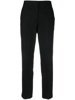 Jil Sander cropped cotton trousers - Black