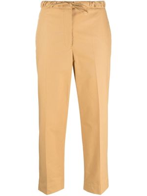 Jil Sander cropped cotton trousers - Neutrals