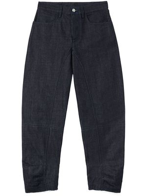 Jil Sander cropped tapered jeans - Black