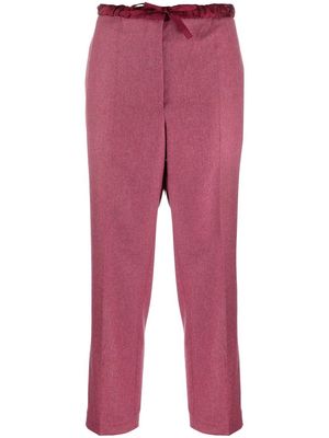 Jil Sander cropped wool trousers - Pink