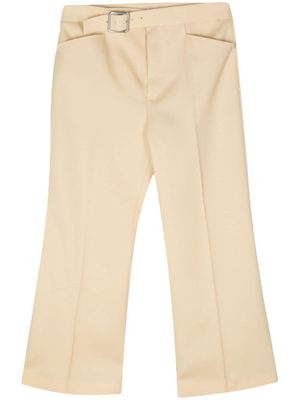 Jil Sander cropped wool trousers - Yellow