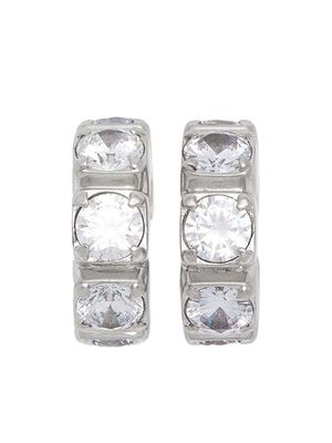 Jil Sander crystal-embellished ear cuff - Silver