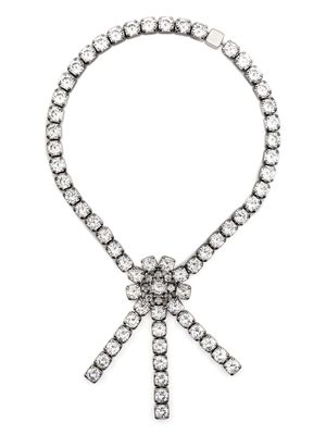 Jil Sander crystal-embellished necklace - Silver