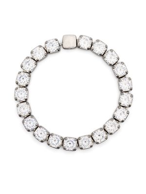 Jil Sander cubic-zirconia bracelet - Silver