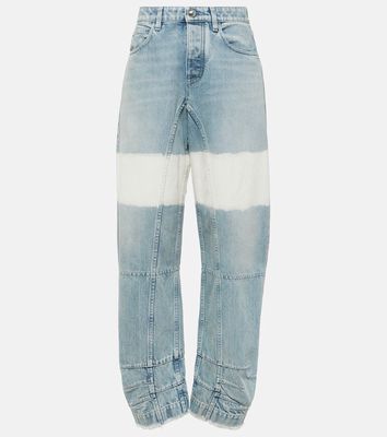 Jil Sander Distressed wide-leg jeans