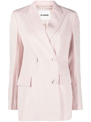 Jil Sander double-breasted tailored blazer - Pink