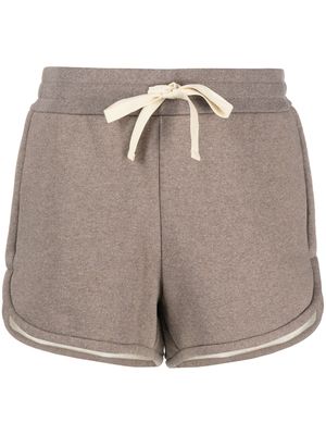 Jil Sander drawstring cotton shorts - Brown
