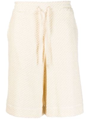 Jil Sander drawstring-fastening cotton shorts - Neutrals