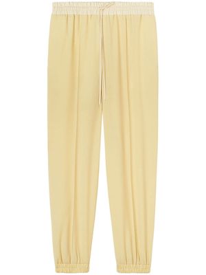 Jil Sander drawstring-fastening waist trousers - Yellow