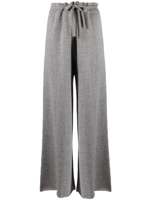 Jil Sander drawstring-waist cashmere trousers - Grey