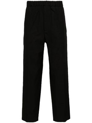 Jil Sander drawstring-waist wide-leg trousers - Black