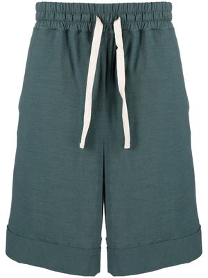 Jil Sander drawstring waistband shorts - Green