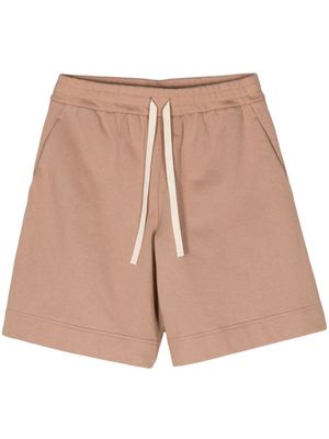 Jil Sander drawstring-waistband track shorts - Neutrals