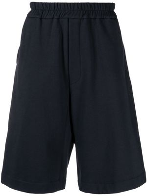 Jil Sander drop-crotch knee-length shorts - Blue
