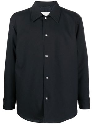 Jil Sander drop-shoulder shirt jacket - Blue