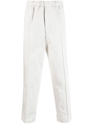 Jil Sander elasticated-waist straight-leg trousers - Neutrals