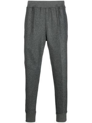 Jil Sander elasticated-waistband wool track pants - Grey