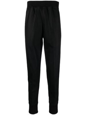 Jil Sander elasticated wool track pants - Black