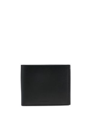 Jil Sander embossed-logo leather wallet - Black